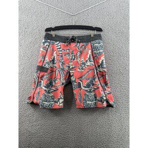 Roark Revival Mens Graphic Board Shorts With Drawstring Closure Size 28